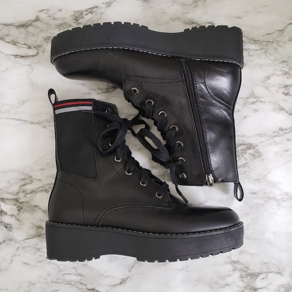 Zara Leather Ankle Boots - Picture 3 of 6